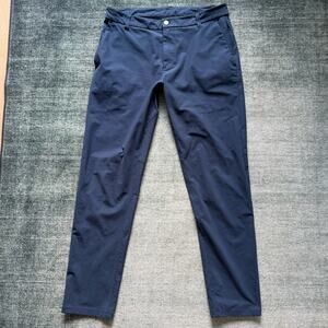 Lululemon Pants Mens 32x31 Blue Commission Classic Warpstreme Stretch LM5AEXS